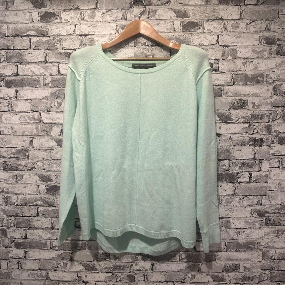 EUC French Connection Turquoise Sweater Women's Size Large